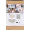Creativ company hobby set fabrication de bougies, rose, beige, blanc, crème, 1 boîte