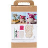 Creativ company hobby set amigurumi, mouton, rose, blanc cassé, 1 boîte