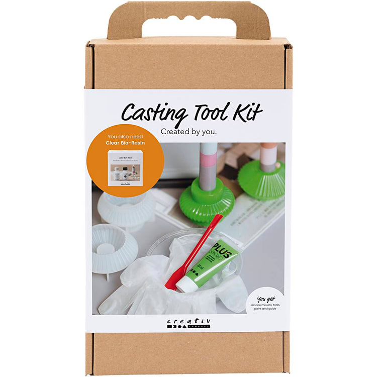 Creativ company ensemble d'outils de moulage, vert clair, 1 boîte
