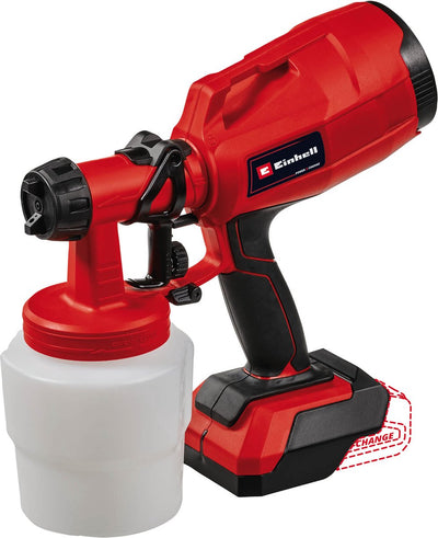 Pulvérisateur de peinture à batterie Einhell tc-sy 18 60 li solo - puissance