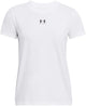 Under armour ua rival core ss-wht chemise de sport femme - blanc - noir