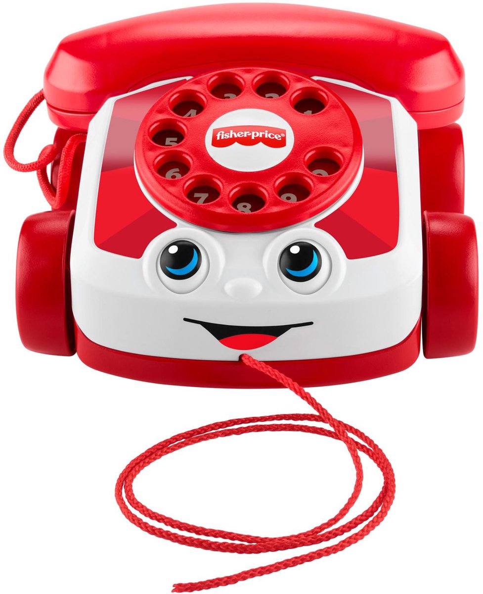 Fisher Price 80e téléphone rouge
