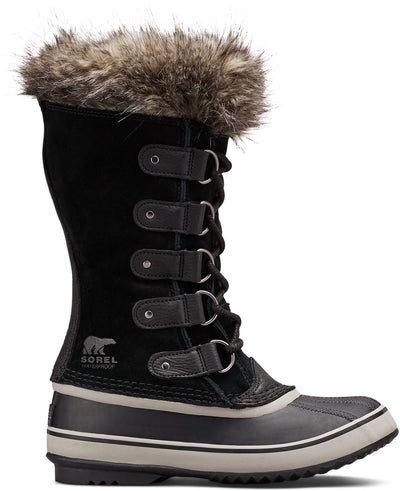 Sorel joan of arctic™ boot wp bottes de neige pour femme - noir, carrière - taille 38