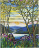 Carnet surdimensionné Peter Pauper - fenêtre Tiffany - 18x23 cm