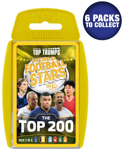Coups gagnants : top atouts - jeu de cartes - top 200 des stars du football mondial - pack 2 6 - anglais