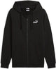 Puma ess non. pull à capuche zippé 1 logo fl pour homme - noir