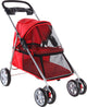 Poussette animal Flamingo rouge 94 x 46 x 91,5 cm