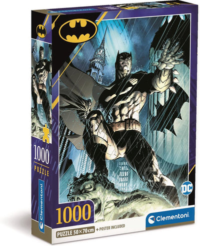 Clementoni - puzzle - 1000 pièces - batman 2020 - à partir de 14 ans - collection haute qualité