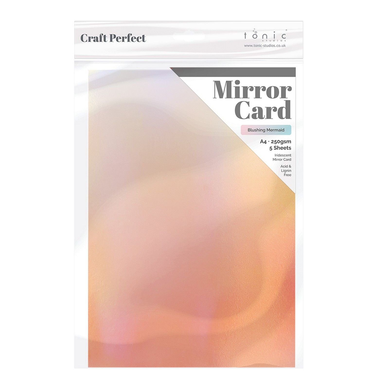 Craft Perfect par Tonic Studios Craft Perfect • Carte miroir irisée 250 g Angel Fire 5 pcs