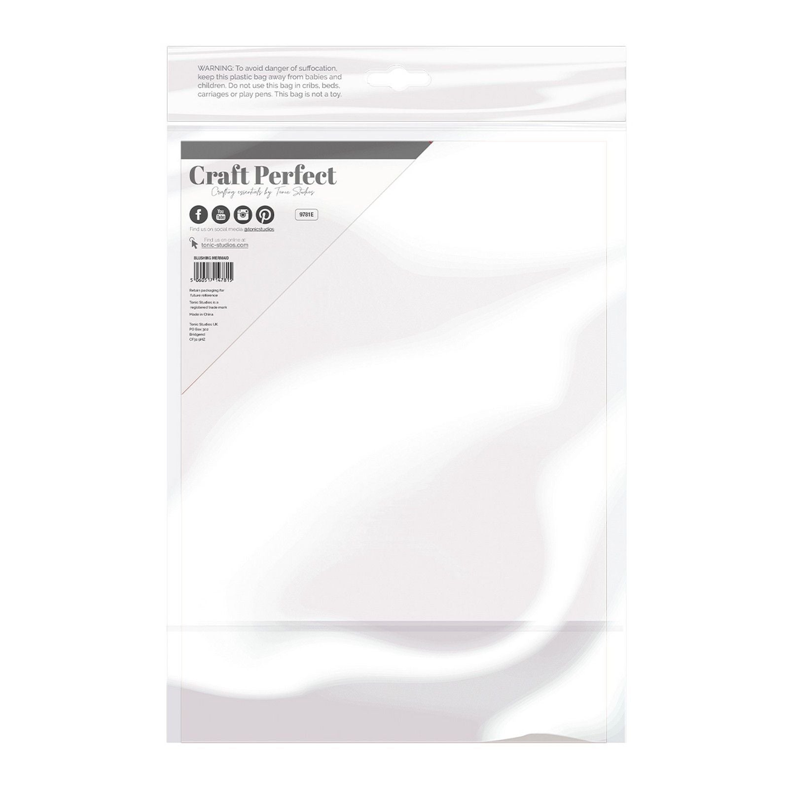 Craft Perfect par Tonic Studios Craft Perfect • Carte miroir irisée 250 g Angel Fire 5 pcs