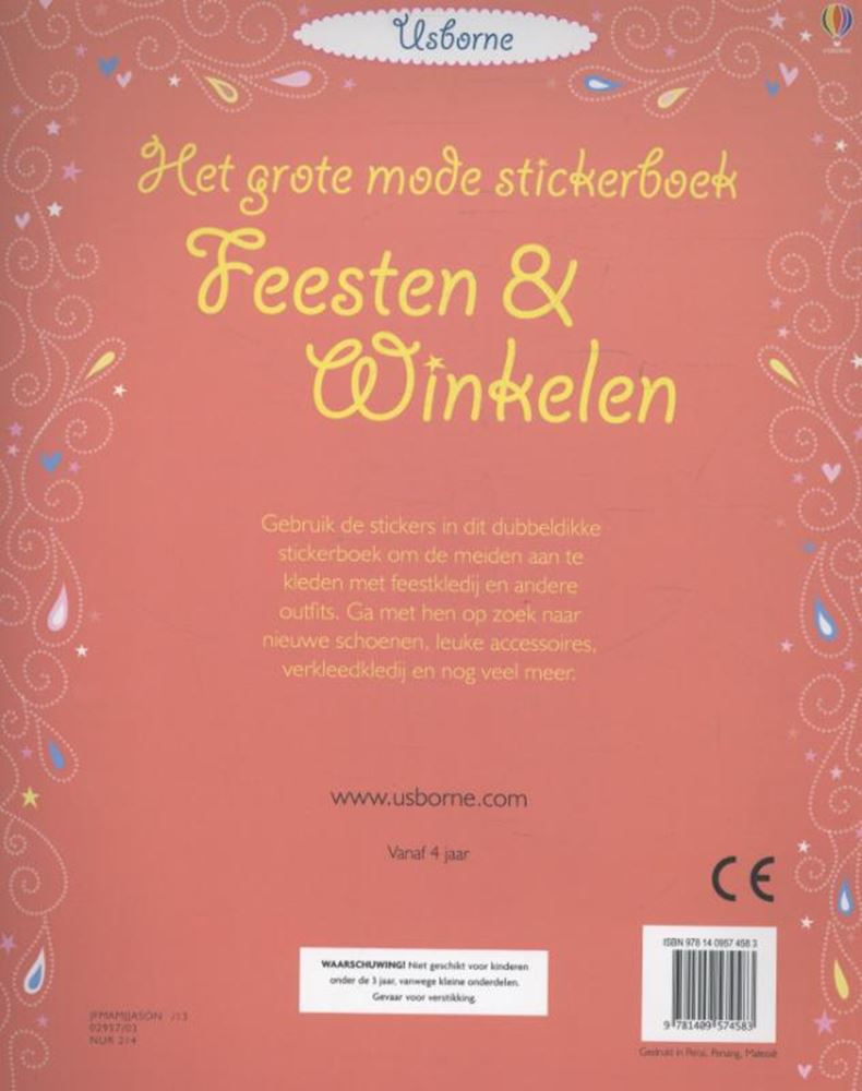 Grands fêtes de livre d'autocollants de mode (700 autocollants)