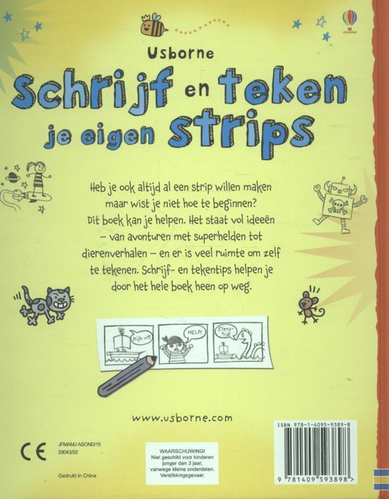Écrivez et dessinez vos propres bandes dessinées. 8+