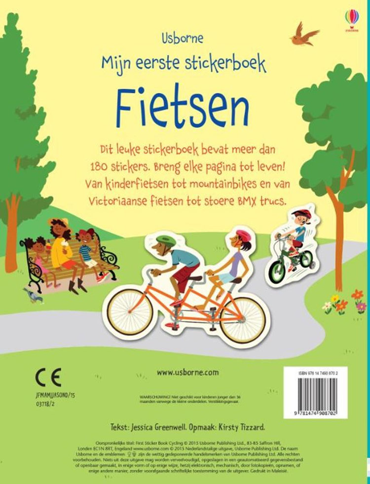 Mon premier livre d'autocollants : le cyclisme. 3+