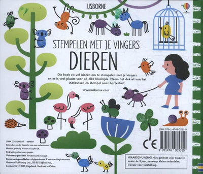 Tamponner avec vos doigts - animaux