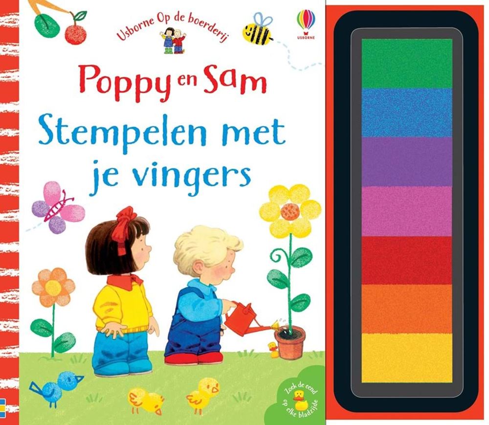 Poppy et Sam. tamponnez avec vos doigts.
