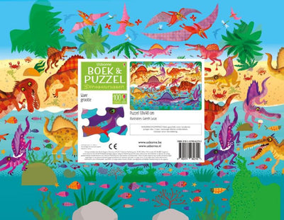 Dinosaures livre et puzzle
