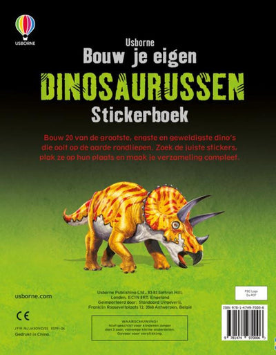 Construisez votre propre livre d'autocollants dinosaures