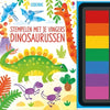 Tamponner avec vos doigts - dinosaures