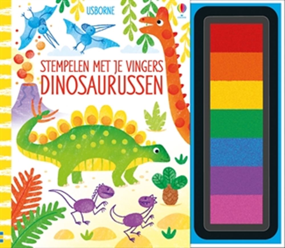 Tamponner avec vos doigts - dinosaures