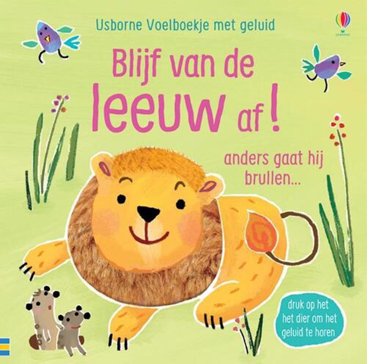 Livre sonore : éloignez-vous du lion ! 1+