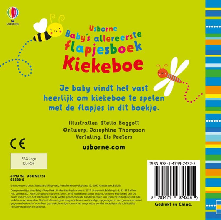 Livre de jeux et de sensations pour bébé, coucou