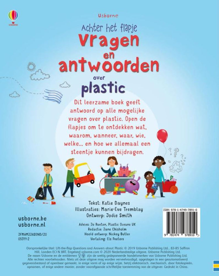 Questions et réponses sur le plastique. 4+