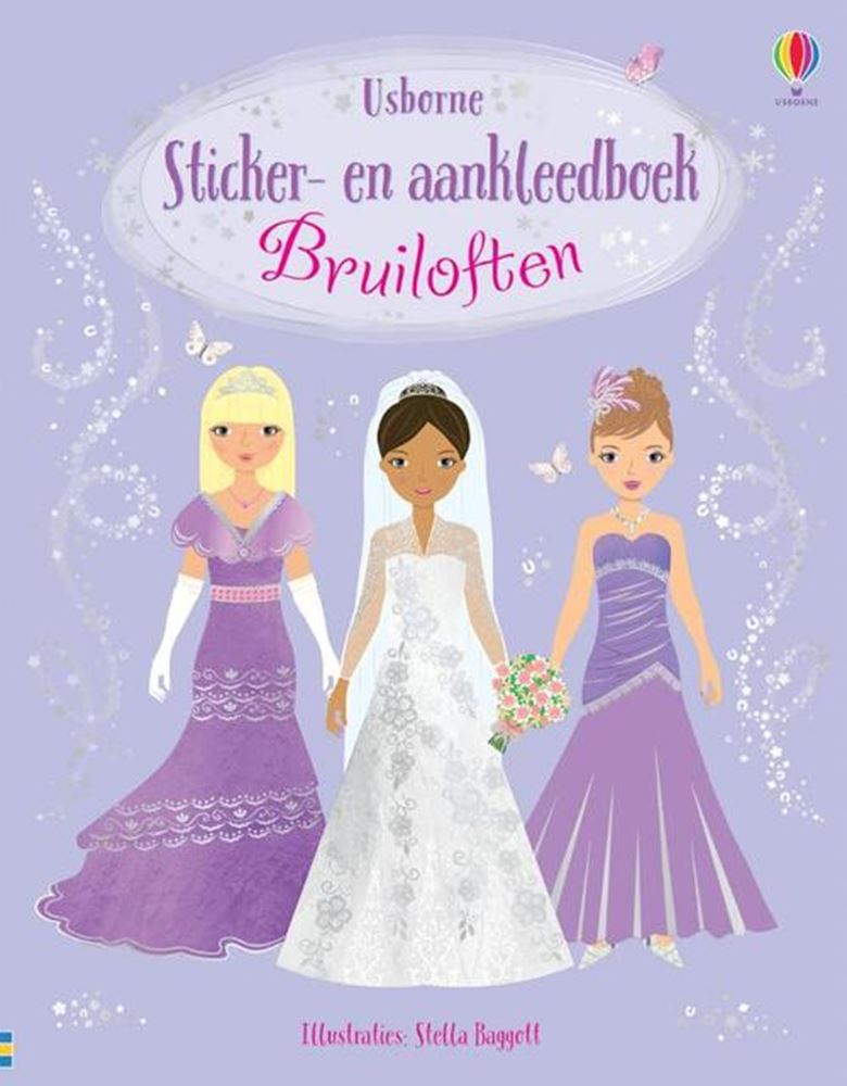 Livre d'autocollants et d'habillage pour mariages. 4+