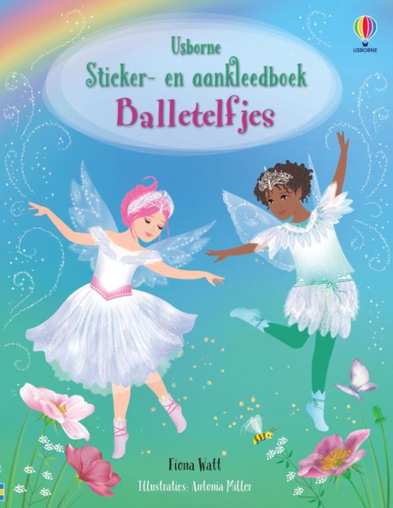 Autocollant et livre d'habillage fées de ballet.
