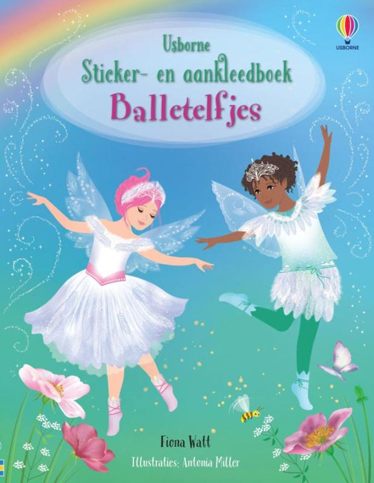 Autocollant et livre d'habillage fées de ballet.