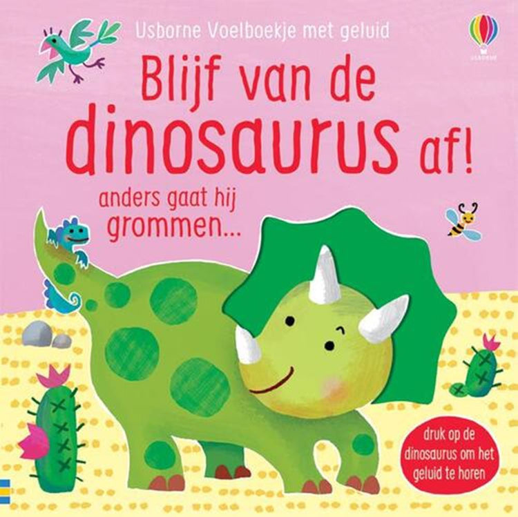 Livre sonore : éloignez-vous du dinosaure
