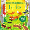 First autocollant livret het bos