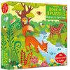Livre avec 3 puzzles, animaux de la forêt 3+