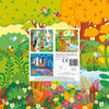 Livre avec 3 puzzles, animaux de la forêt 3+