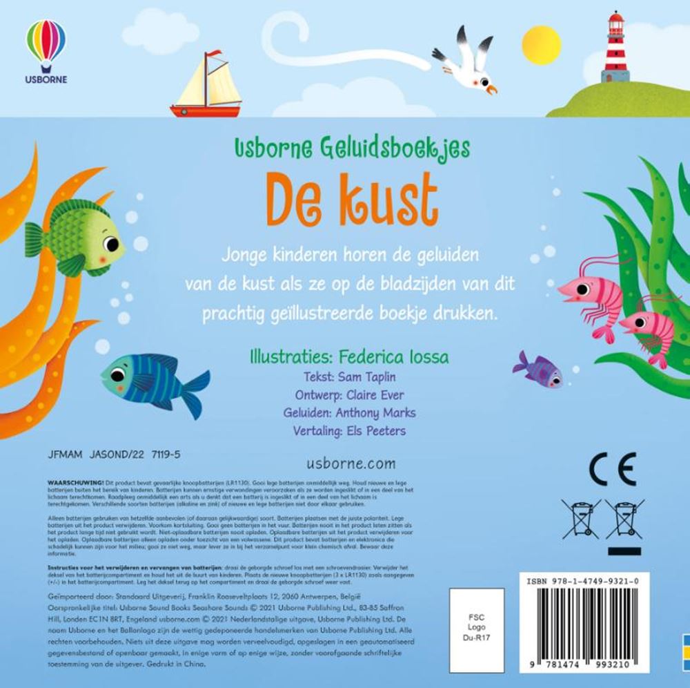 Livre sonore la côte. 1+