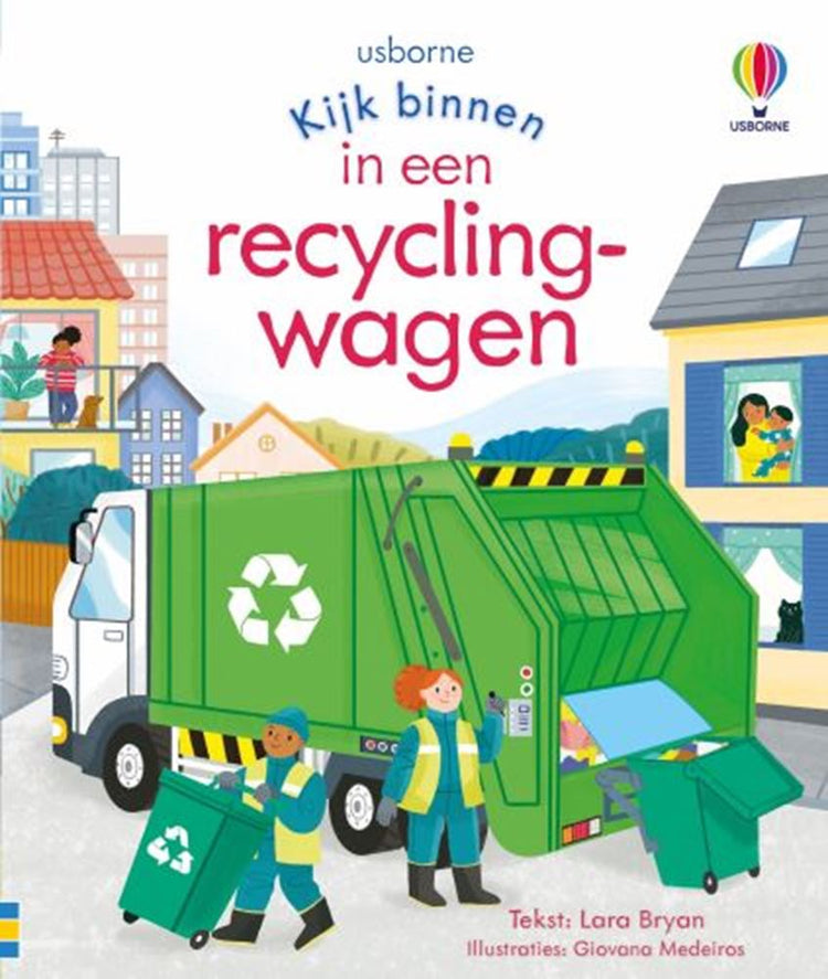 Regardez à l’intérieur d’un camion de recyclage. 3+