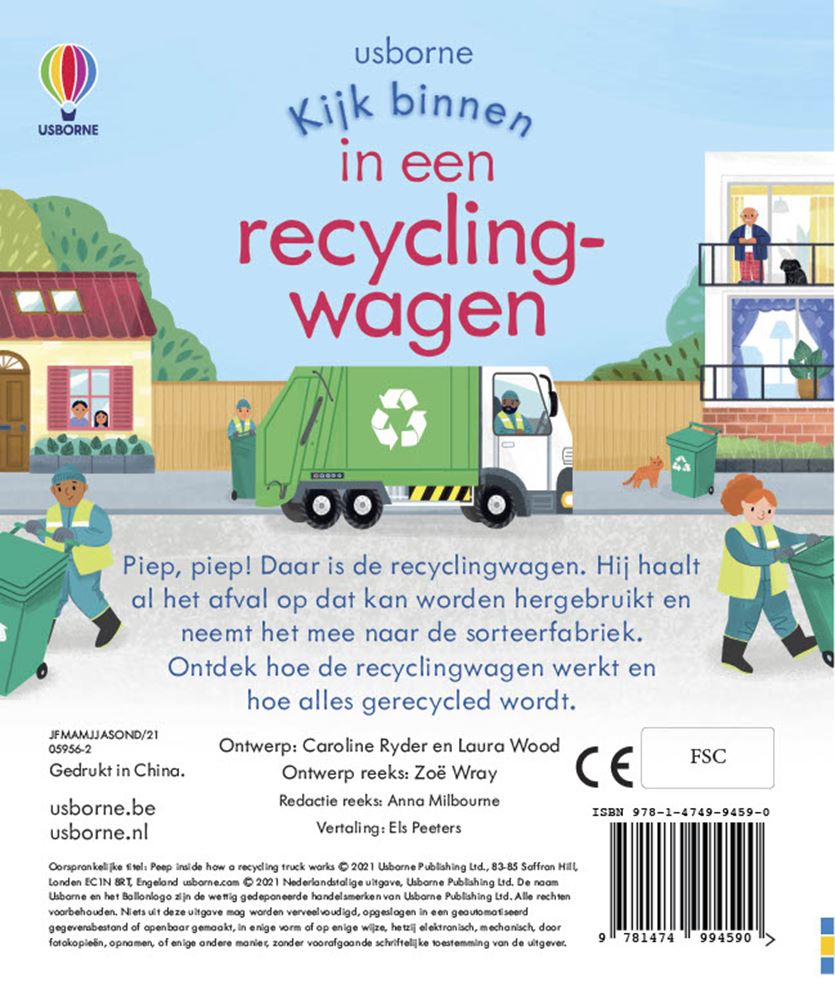 Regardez à l’intérieur d’un camion de recyclage. 3+