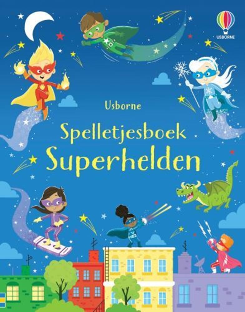Livre de jeux de super-héros. 5+