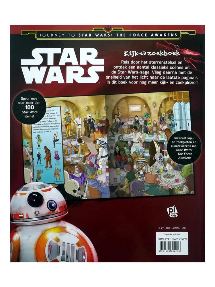 Rechercher et trouver un livre, Star Wars un voyage. 4+
