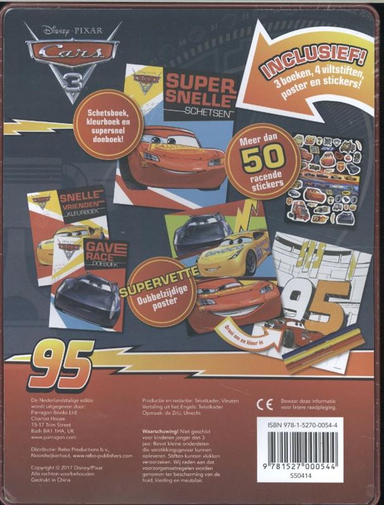 Disney Pixar Cars 3. boîte heureuse.