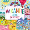 Autocollant de vacances et livre de jeu. 4+