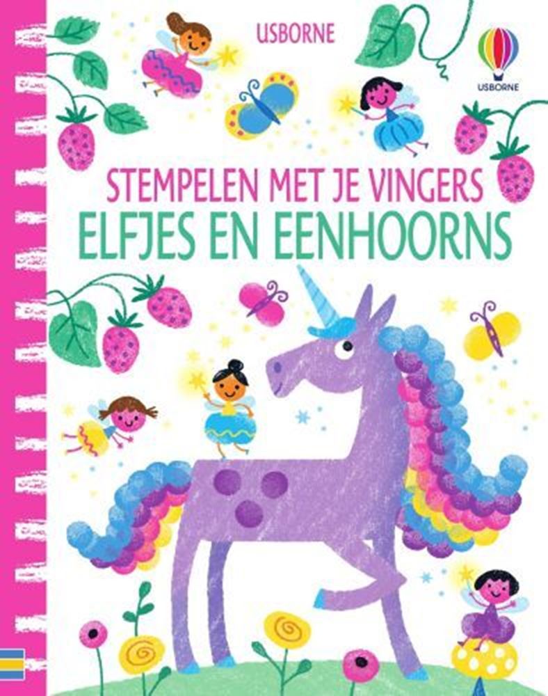 Tamponner avec vos doigts - elfes et licornes