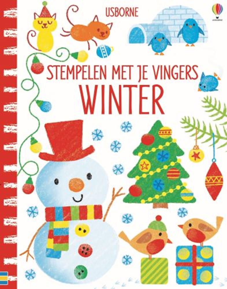 Hiver. tamponnez avec vos doigts. 4+
