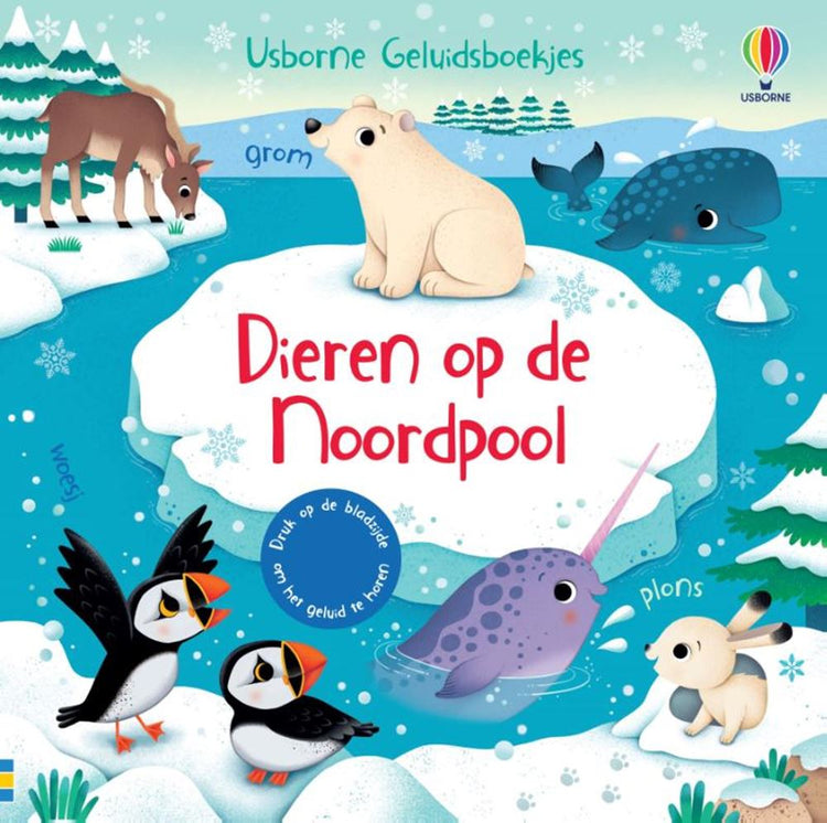 Livre sonore : les animaux au pôle Nord. 1+