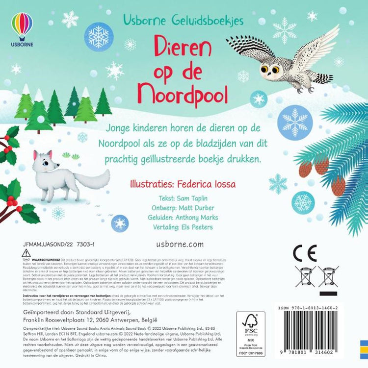 Livre sonore : les animaux au pôle Nord. 1+