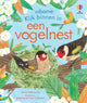 Un nid d'oiseau. rabats de livres cartonnés. 3+