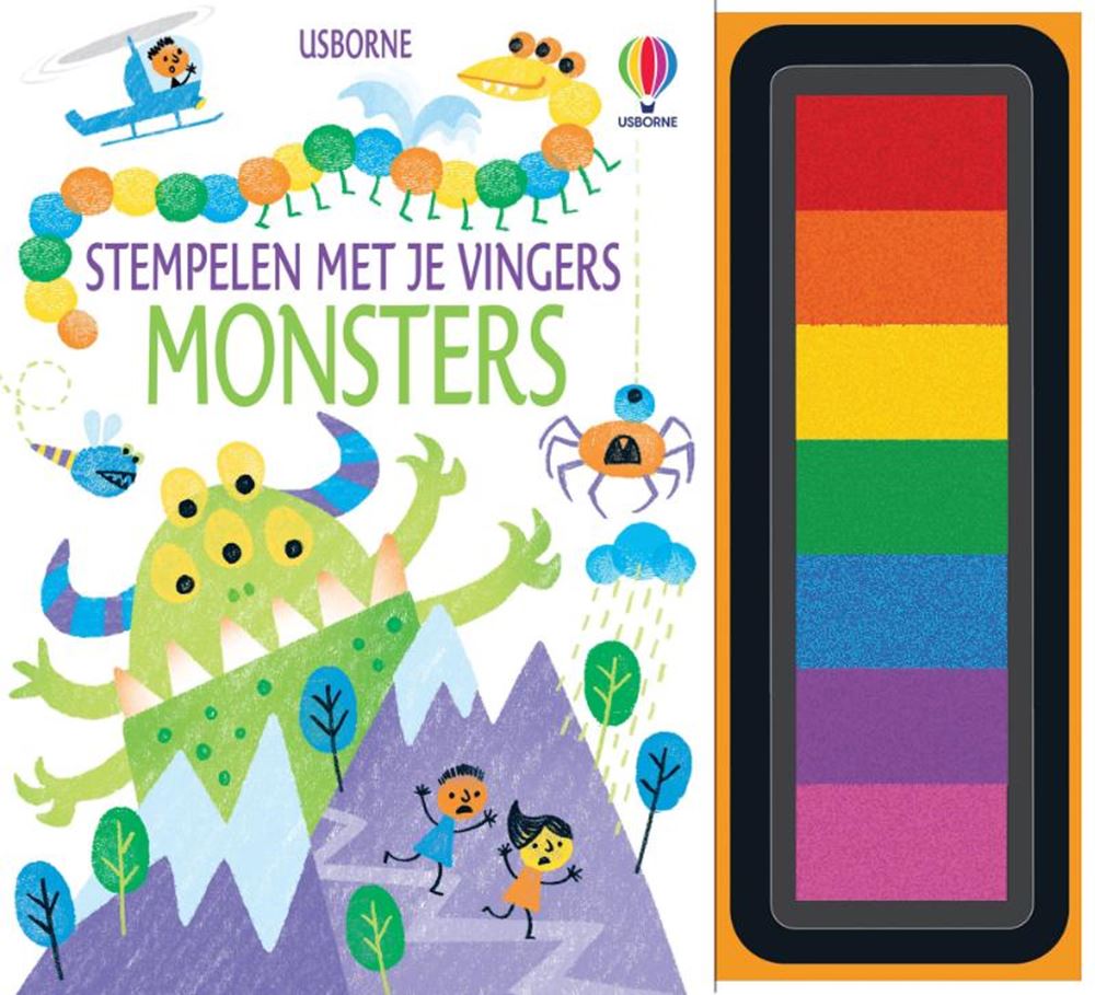 Monstres. tamponnez avec vos doigts. 4+