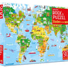 Livre avec puzzle, villes du monde. 5+