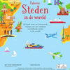 Livre avec puzzle, villes du monde. 5+