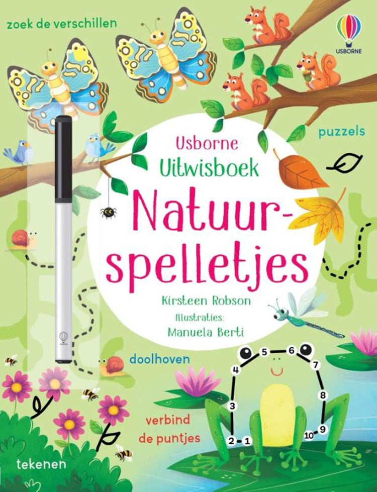 Les jeux de nature effacent le livre. 3+