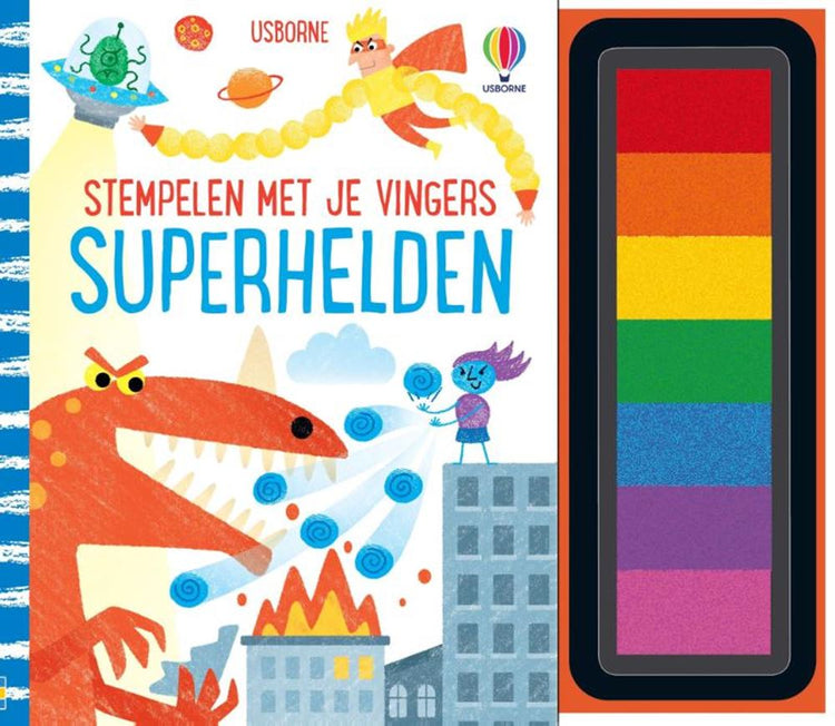 Tamponnez avec vos doigts, super-héros. 4